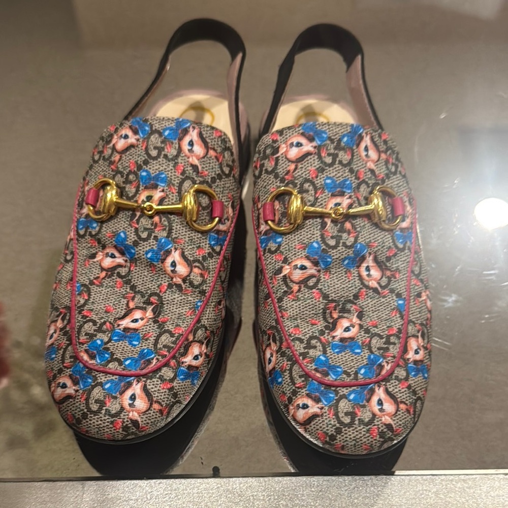 Gucci Kids Dress Shoes - Black, Pink, Blue